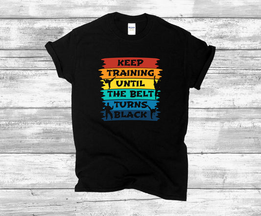 Keep Training Tee Unisex T-Shirt, Youth + Adult Sizes