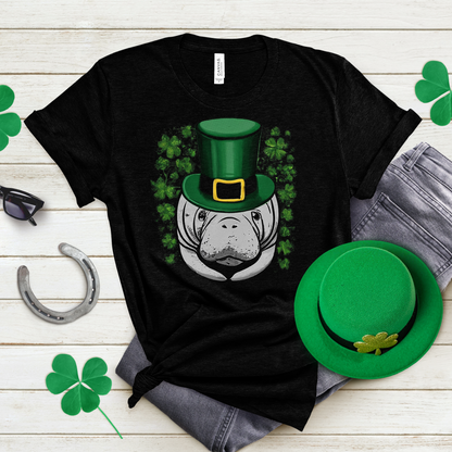 Manatee St Patricks day  Unisex T-Shirt, ADULT Sizing PRE-ORDER by 3/1