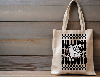 Bulldogs Mascot Tote Bag