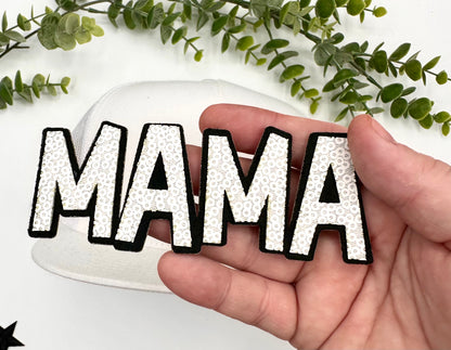 MAMA Sequin Iron-On Patch