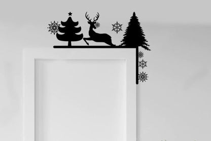 Christmas Door Corner