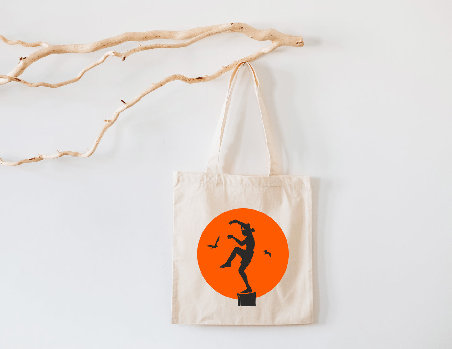 Karate Recycled Cotton Tote Bag, 8 Styles, 15" x 16"