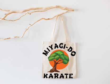 Karate Recycled Cotton Tote Bag, 8 Styles, 15" x 16"