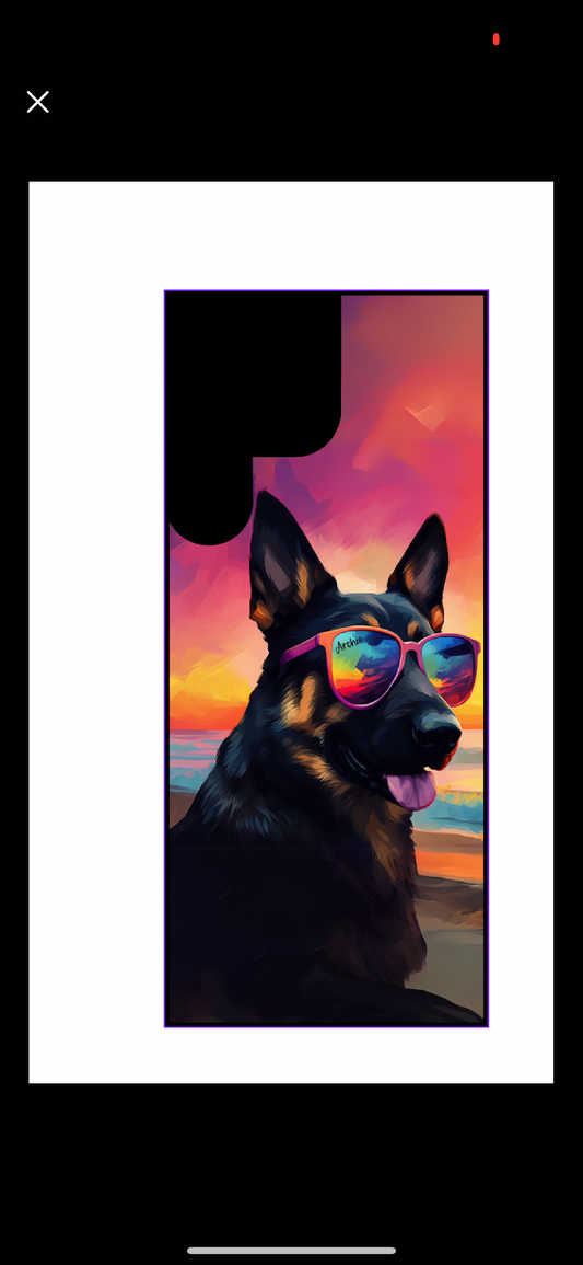 Custom Sublimated Color Dog Breed Phone Case