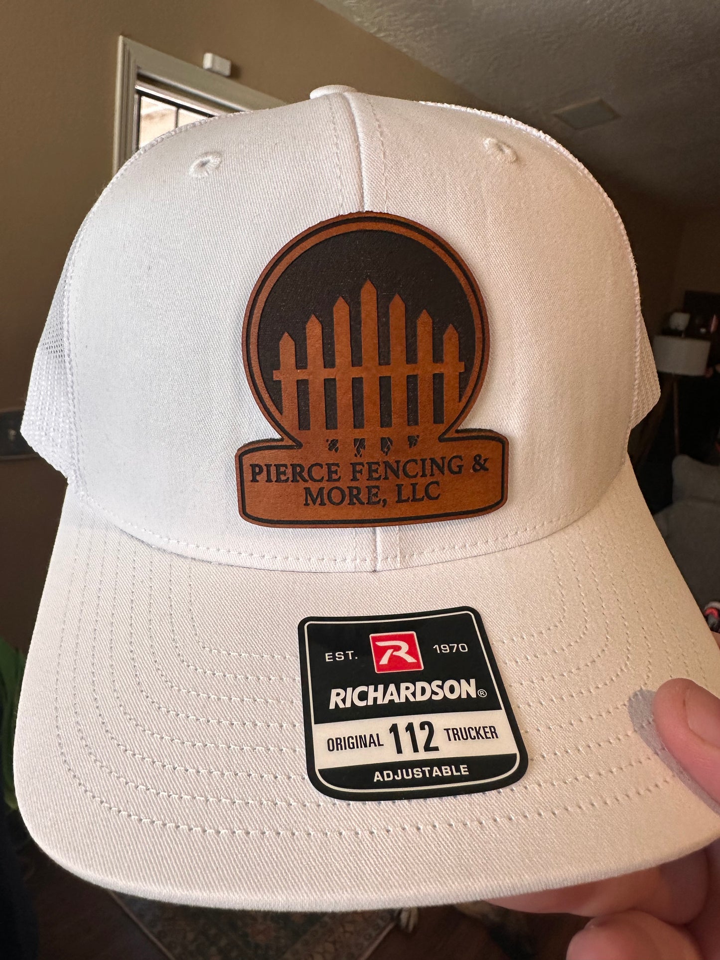 Custom Logo Leather Patch Hat -Richardson 112