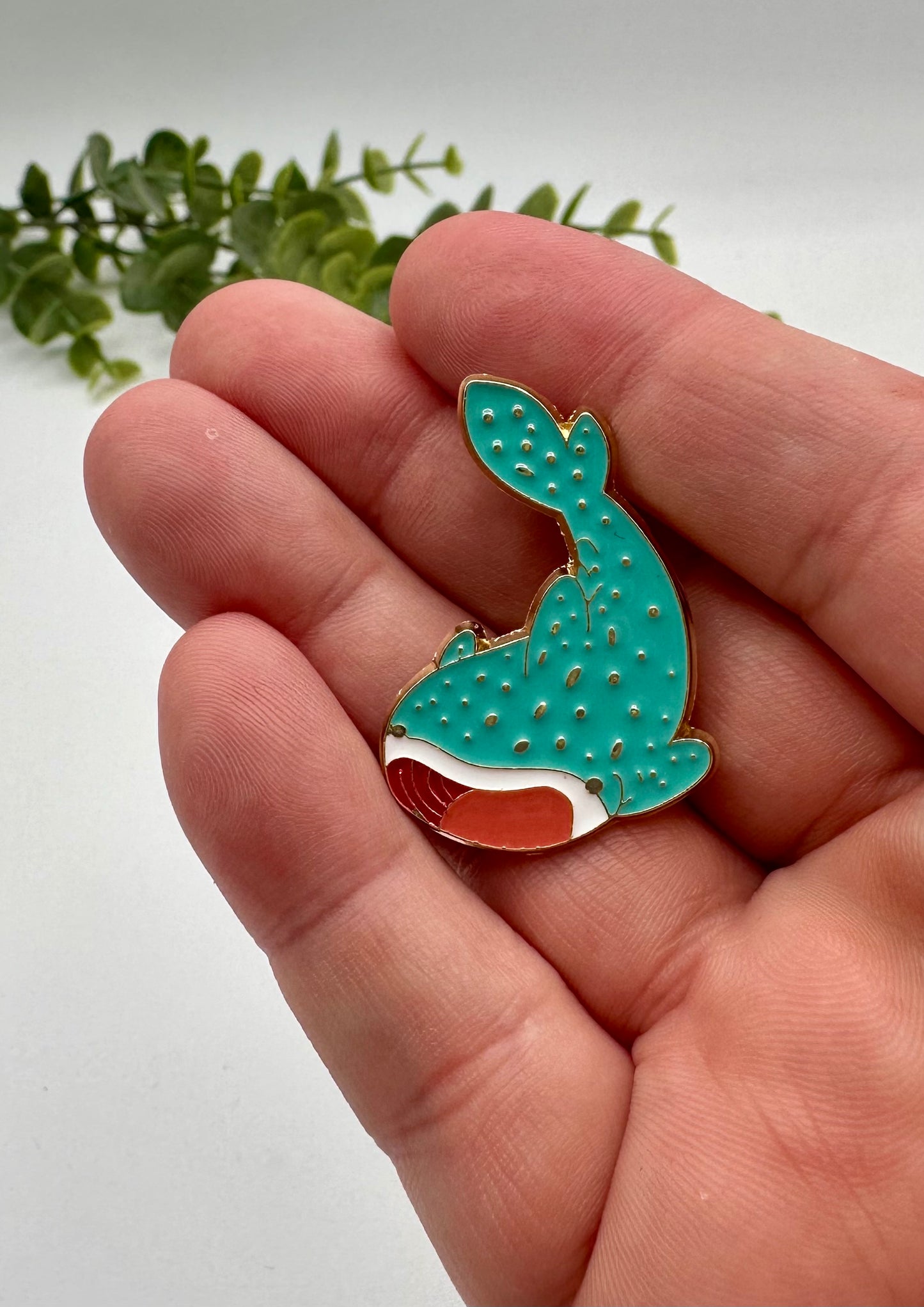 Ocean Animal Enamel Pins -Sharks, Manatees, Whales   BUY 3 GET 1 FREE!!