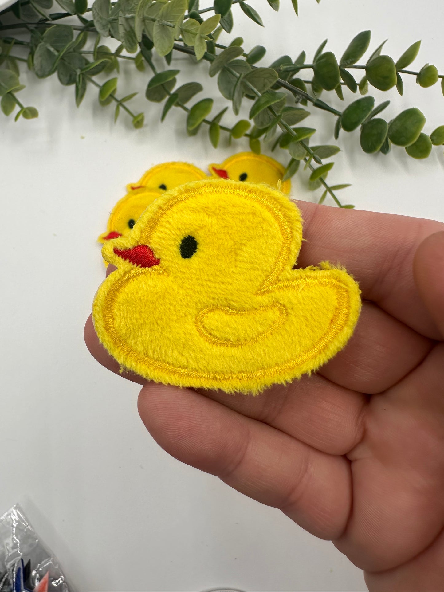 Soft Fuzzy Rubber Duck Accent Patch