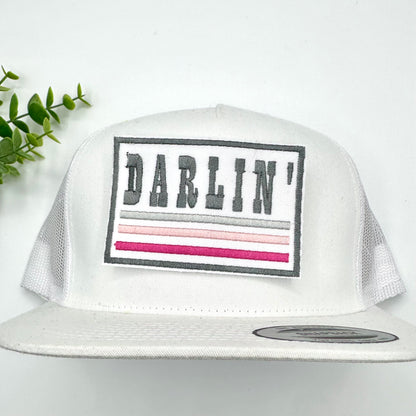 Darlin' Text Patch- Iron On - Custom Colors