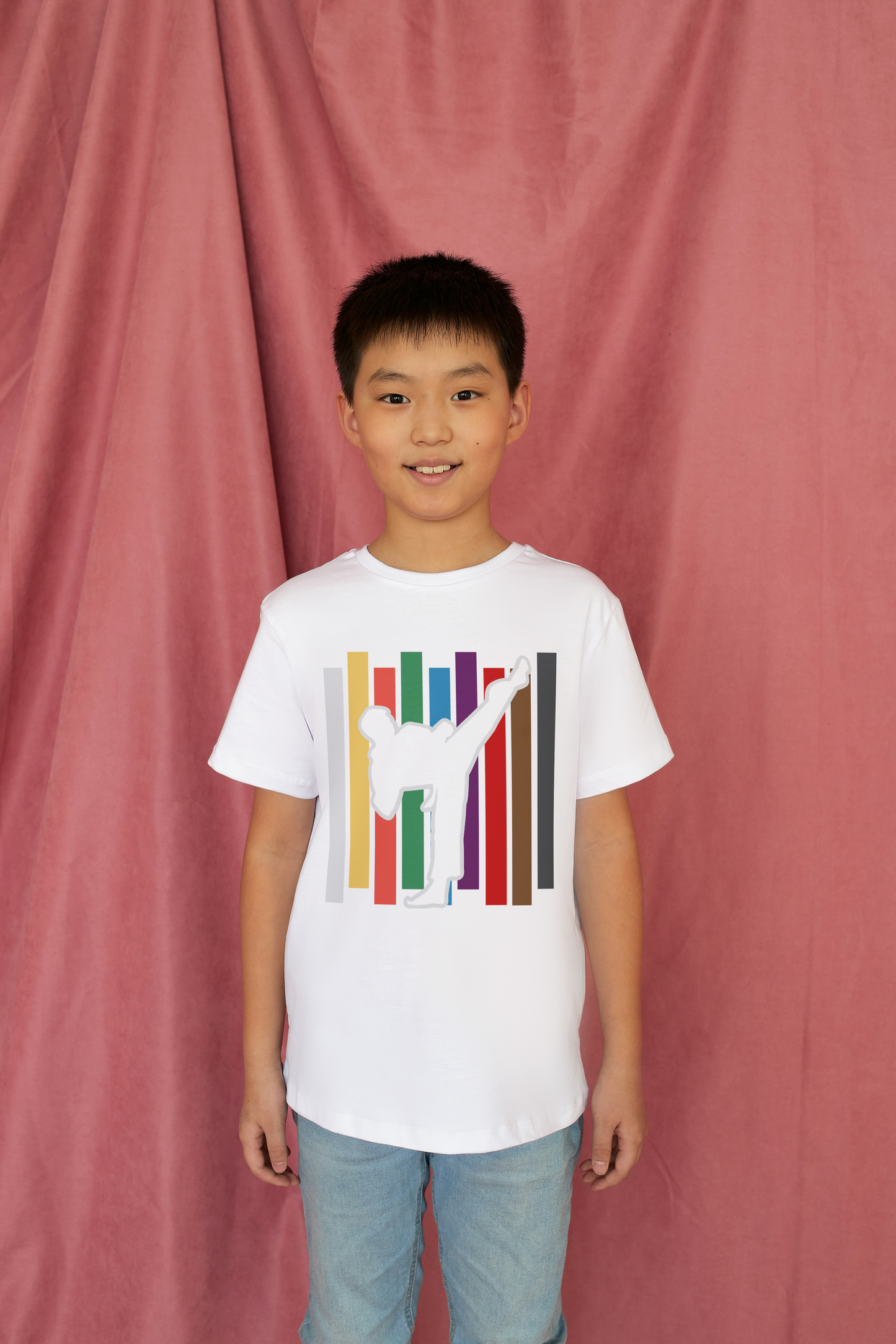 Belt Colors Unisex T-Shirt, Youth Sizes