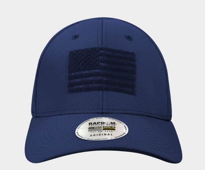 RAPDOM Embossed Patch Structured Caps- USA Flag