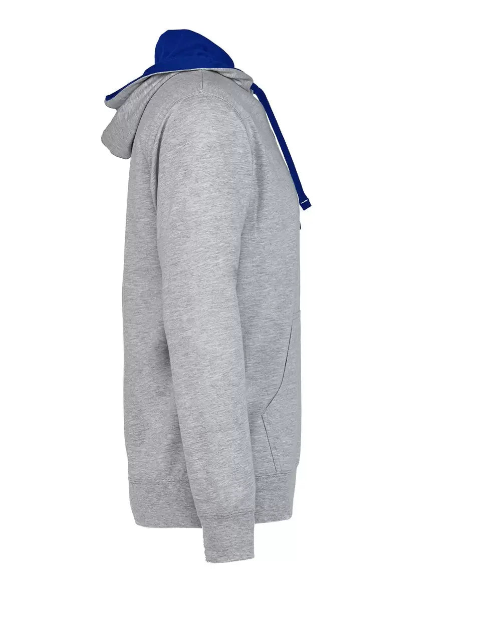 Tiger Baseball Team Hoodie - lightweight with blue lined hood and drawstring