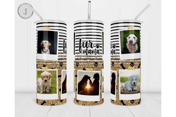 Personalized Dog or Cat Coffee Tumbler - 20oz Stainless Steel Travel Mug for Fur Mama | Customized Gift for Pet Lovers for Mothers Day