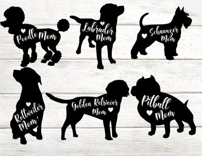 Breed Mom Design Custom Dog Tumbler -20oz, 30 Oz or 14 Oz Stainless Steel Tumbler, 35 Breeds, 14 Colors Double Side Engraving Available.