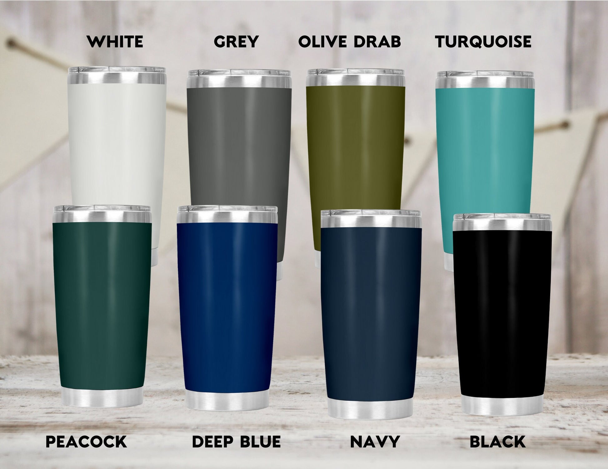 Breed Mom Design Custom Dog Tumbler -20oz, 30 Oz or 14 Oz Stainless Steel Tumbler, 35 Breeds, 14 Colors Double Side Engraving Available.