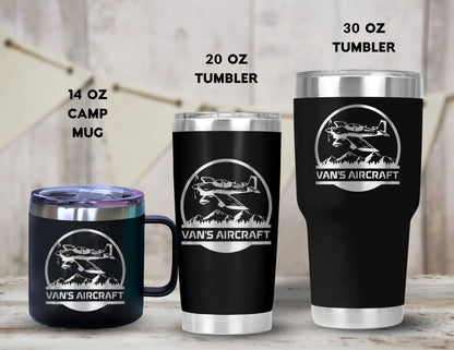 SCUBA Diver Tumbler, Big Animal Diving- 20, 30, and 40 oz, or 14-ounce camp mug. Perfect gift for Dive Buddy - Manta, Shark and Ocean Lovers