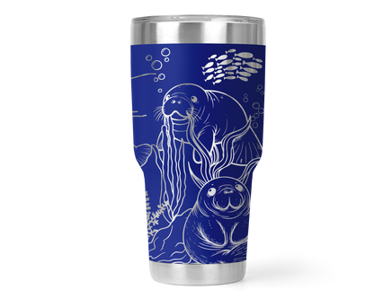 Manatee Tumbler - 30 Oz