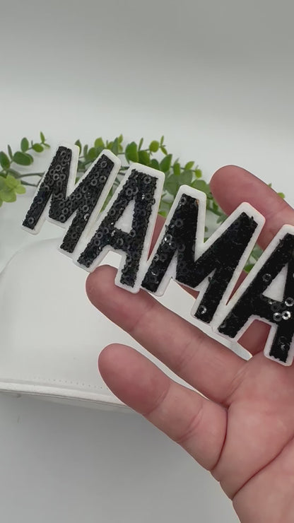 MAMA Sequin Iron-On Patch