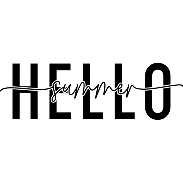 Hello Summer  SVG  Thumbnail
