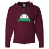 Unisex NuBlend® Full-Zip Hooded Sweatshirt Thumbnail