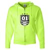 Unisex NuBlend® Full-Zip Hooded Sweatshirt Thumbnail