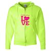 Unisex NuBlend® Full-Zip Hooded Sweatshirt Thumbnail