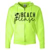 Unisex NuBlend® Full-Zip Hooded Sweatshirt Thumbnail