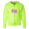 Unisex NuBlend® Full-Zip Hooded Sweatshirt Thumbnail