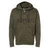 Unisex Midweight Full-Zip Hooded Sweatshirt Thumbnail