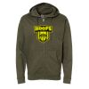 Unisex Midweight Full-Zip Hooded Sweatshirt Thumbnail