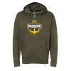 Unisex Midweight Full-Zip Hooded Sweatshirt Thumbnail