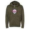 Unisex Midweight Full-Zip Hooded Sweatshirt Thumbnail