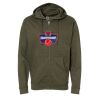 Unisex Midweight Full-Zip Hooded Sweatshirt Thumbnail