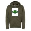 Unisex Midweight Full-Zip Hooded Sweatshirt Thumbnail