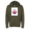 Unisex Midweight Full-Zip Hooded Sweatshirt Thumbnail