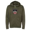 Unisex Midweight Full-Zip Hooded Sweatshirt Thumbnail