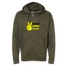 Unisex Midweight Full-Zip Hooded Sweatshirt Thumbnail