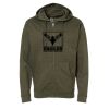 Unisex Midweight Full-Zip Hooded Sweatshirt Thumbnail