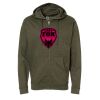 Unisex Midweight Full-Zip Hooded Sweatshirt Thumbnail