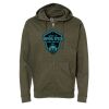 Unisex Midweight Full-Zip Hooded Sweatshirt Thumbnail