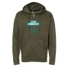 Unisex Midweight Full-Zip Hooded Sweatshirt Thumbnail