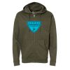Unisex Midweight Full-Zip Hooded Sweatshirt Thumbnail