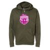 Unisex Midweight Full-Zip Hooded Sweatshirt Thumbnail
