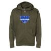 Unisex Midweight Full-Zip Hooded Sweatshirt Thumbnail