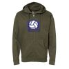 Unisex Midweight Full-Zip Hooded Sweatshirt Thumbnail