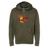 Unisex Midweight Full-Zip Hooded Sweatshirt Thumbnail
