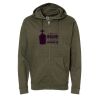 Unisex Midweight Full-Zip Hooded Sweatshirt Thumbnail