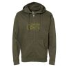 Unisex Midweight Full-Zip Hooded Sweatshirt Thumbnail