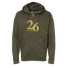 Unisex Midweight Full-Zip Hooded Sweatshirt Thumbnail