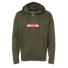 Unisex Midweight Full-Zip Hooded Sweatshirt Thumbnail