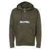 Unisex Midweight Full-Zip Hooded Sweatshirt Thumbnail